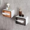 Changbaosen Wall-Mounted Rectangular Tissue Box with Storage Shelf