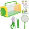 Educational Insect Exploration Kits with Catcher Net and Tweezers for Kids Science Nature Exploring Outdoor Activity Toy