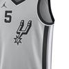 Jordan Basketball Jerseys Men's Gray Moderate Straight Fit CV9494-011