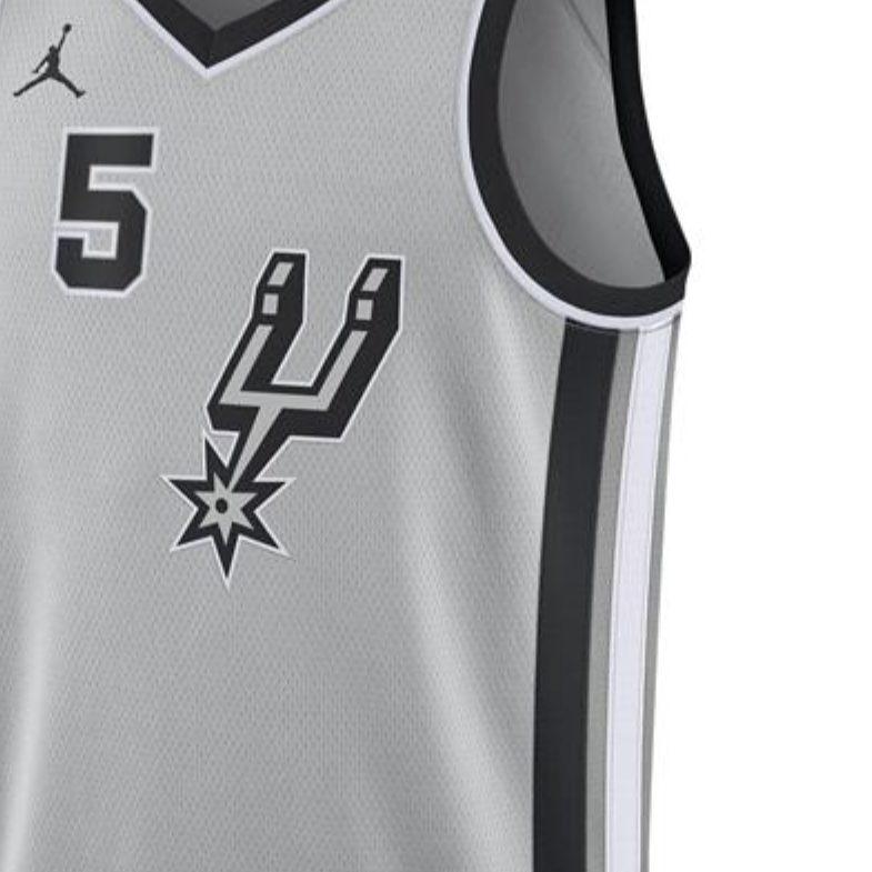 Jordan Basketball Jerseys Men's Gray Moderate Straight Fit CV9494-011