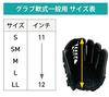 Sakurai Falcon Baseball Softball Allround-Handschuhe Größe S FG-5718RH Linkshänder Marineblau Rot
