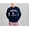 New MLB Sweatshirt Unisex Navy Blue 3AMTV0134-07NYS
