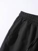 Pantalones Casuales Rectos para Hombre de Cuatro Estaciones, Ajuste Delgado, con Puños con Cordón