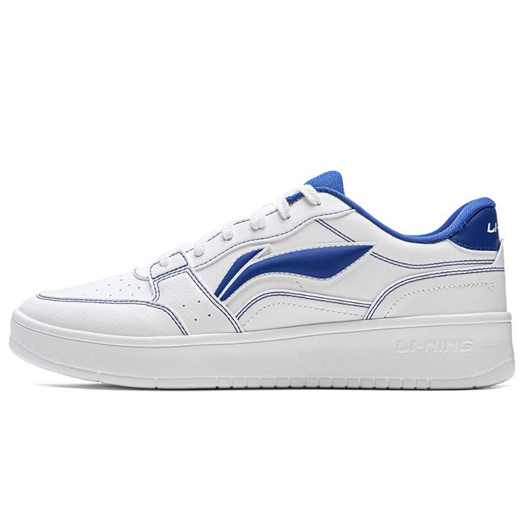 

Li Ning Yuan Bao Casual Versatile Non-Slip Wear-Resistant Low-Top Skate Shoes Men Sneakers White Blue AGCV143-1 39