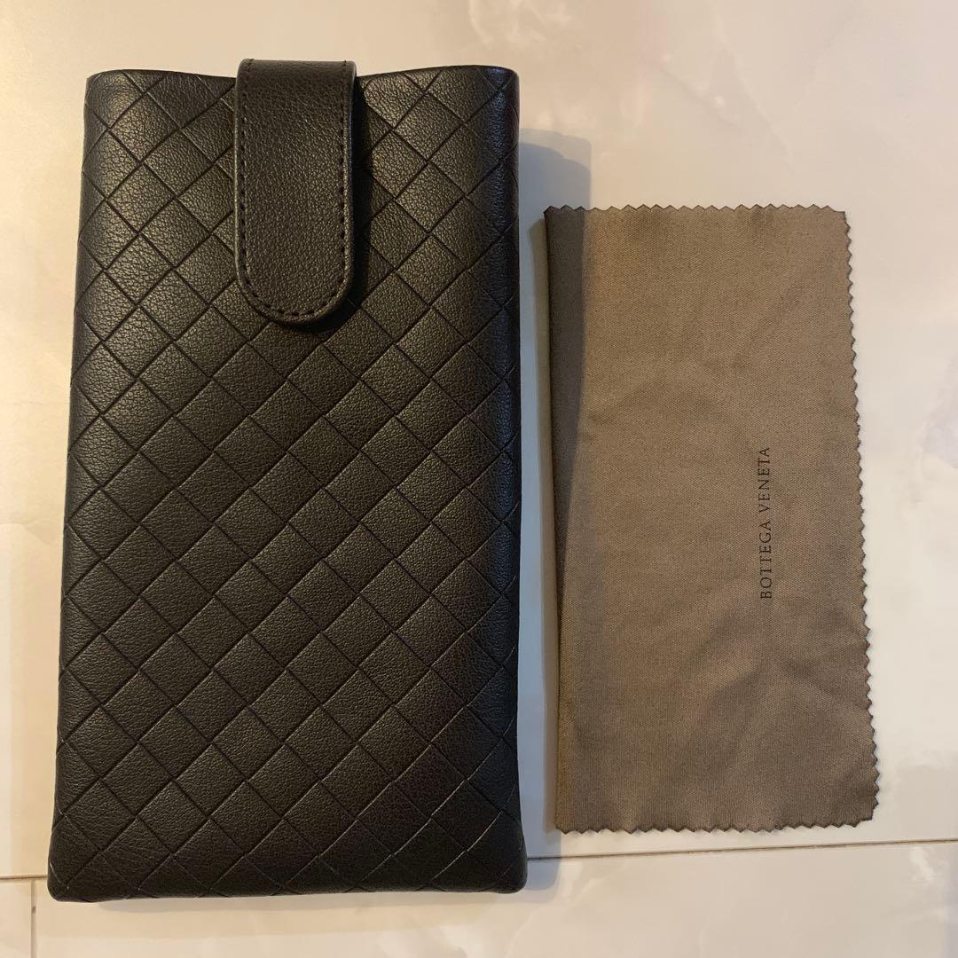 Used BOTTEGA VENETA Intrecciato Sunglasses Case Purchased at Direct Store