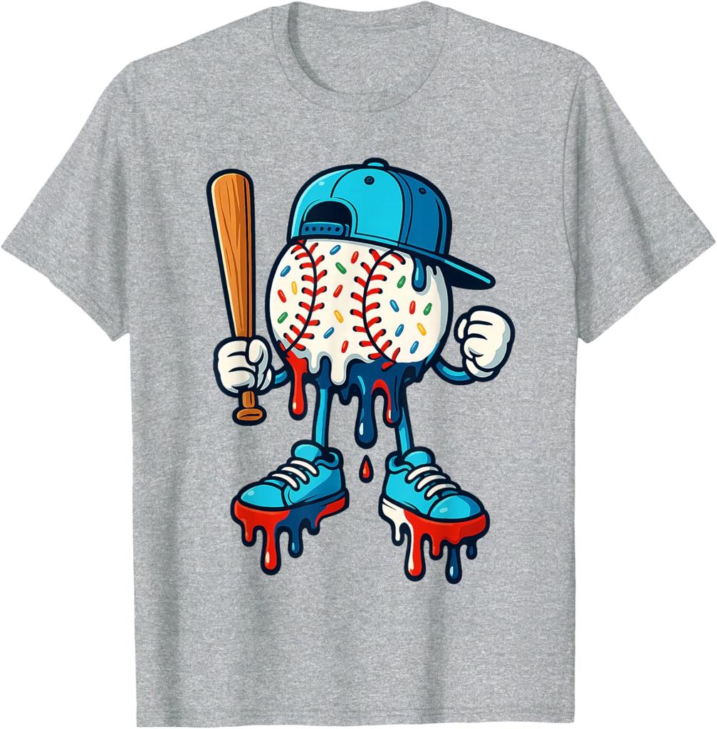 Cute Baseball Lifestyle 101 Apparel Baseball Drip Unisex T-Shirt 1