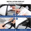 2Pcs Car Rearview Mirror Rain Eyebrow Sun Shade Protector Sticker For Volvo 240 C70 S40 S50 S60 S70 S80 S90 V40 V50 V60 V90 XC40 XC60 XC90 Vnl Truck