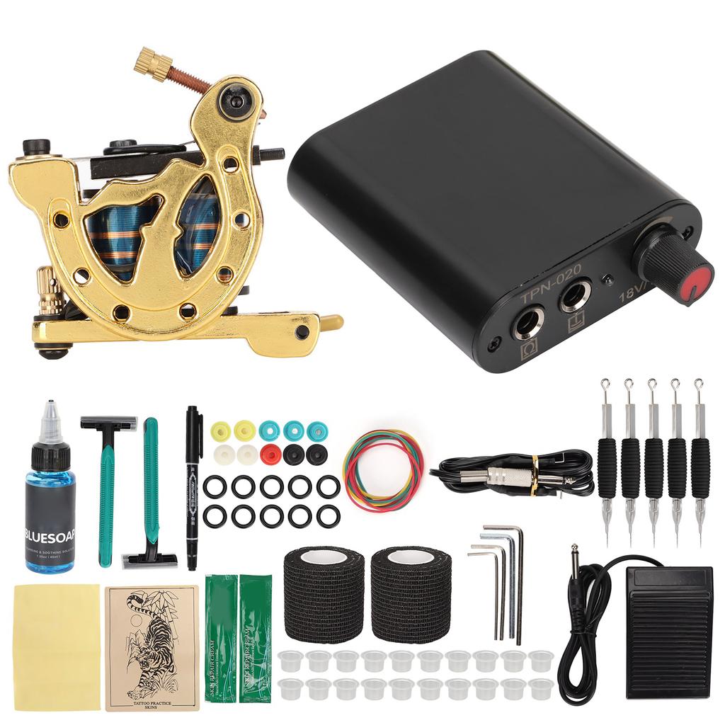 Professional Tattoo Machine Kit Tattoo Pigment Cup Repair Cream Tattoo Accessories for Beginners