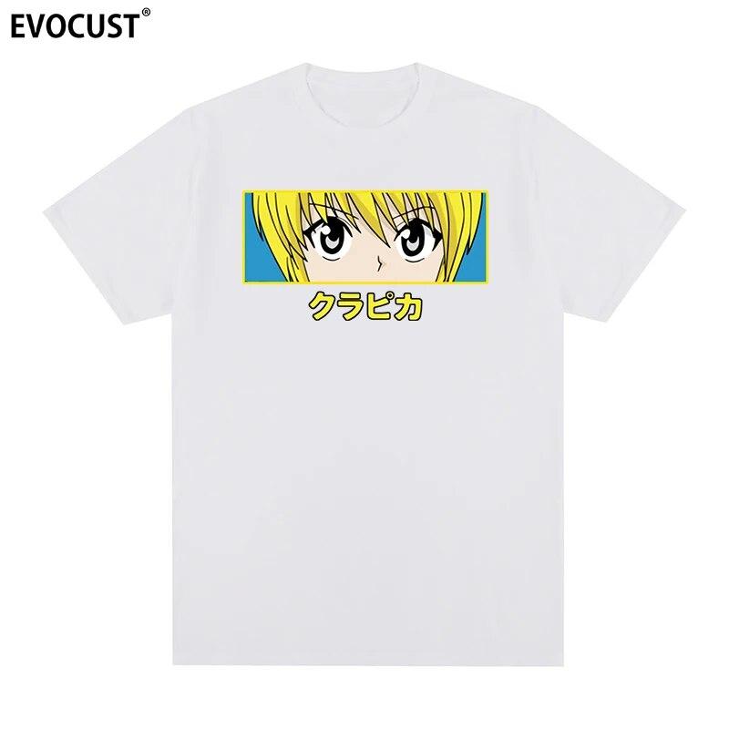 

Футболка Hunter X Hunter Anime Unisexga Kawaii Harajuku Killua Zoldyck Devil Eye, хлопковая футболка унисекс, новая футболка, женские топы XL