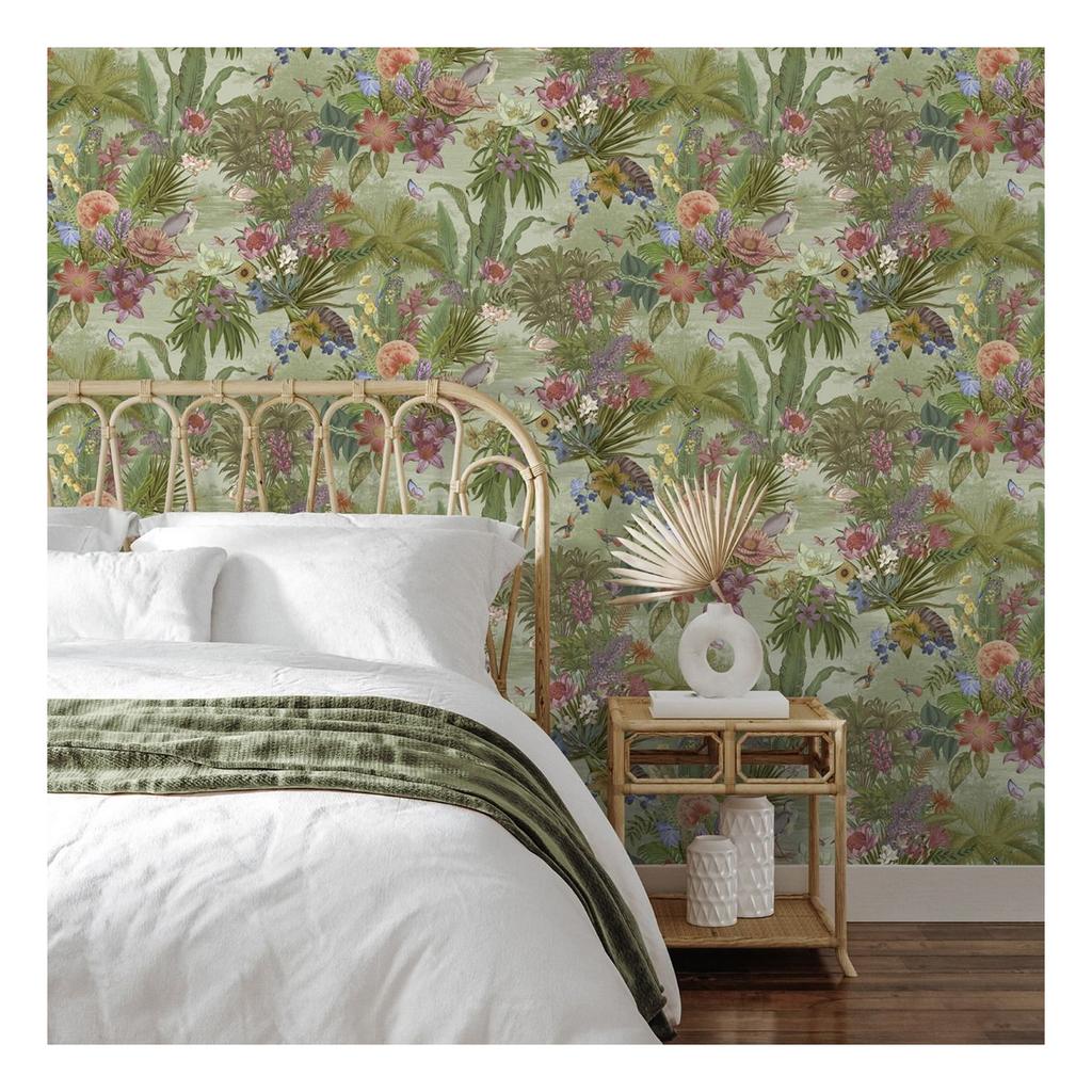 Grandeco Paul Moneypenny Floral Hall Tapeta winylowa teksturowana