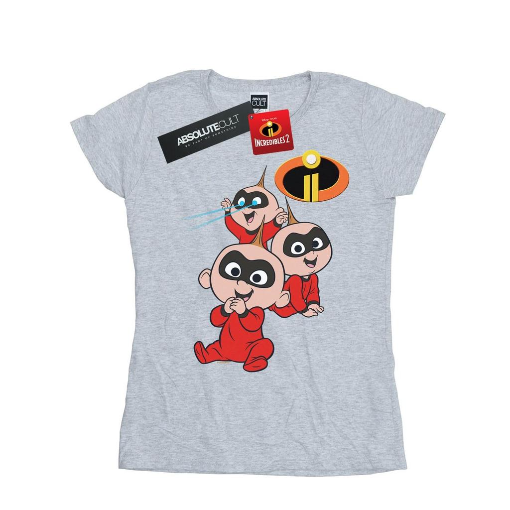 Disney Womens/Ladies The Incredibles Jak Jak Cotton T-Shirt