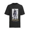 Herren T-Shirt Mens Womens Tees Top Bio Baumwolle Anime Cyper Warrior Manga Nerd Style
