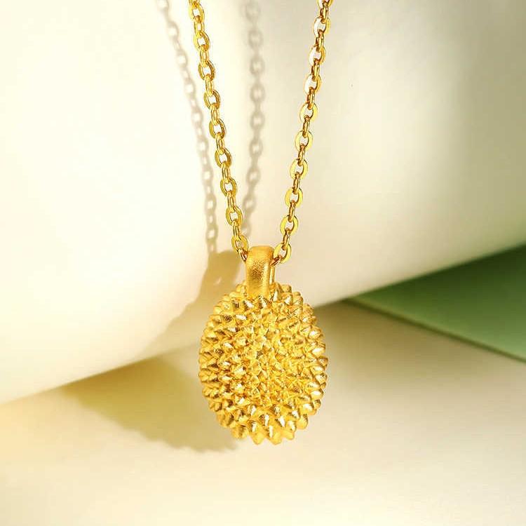 Durian Necklace Female Creative Personality Temperament Senior Nostalgia Niche Design Pendant Premium Durable Quality
