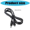 Type C To 12V Power Supply Cord 3.5x1.35mm Plugs For Printer Modem Notebook Voltages Stable Coppers Cores