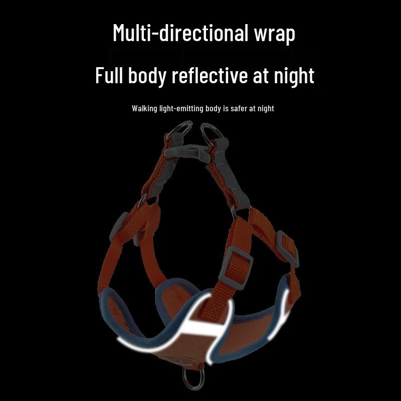 Reflective Anti-Escape Harness and Leash for Small to Medium Dogs & Cats