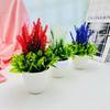 Lavender Green Artificial Plant Round Pot Potted Plant For Office Room Living