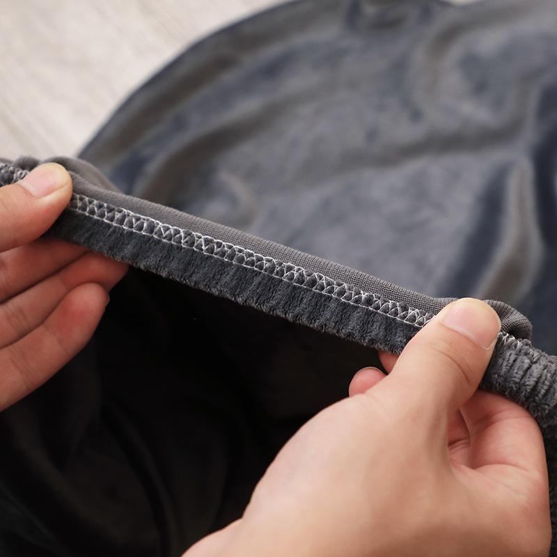 Velvet Silver Fox Chair Cover, Dustproof French Country Style, Thickened for Hotel and Home, Fits Round Back Chairs