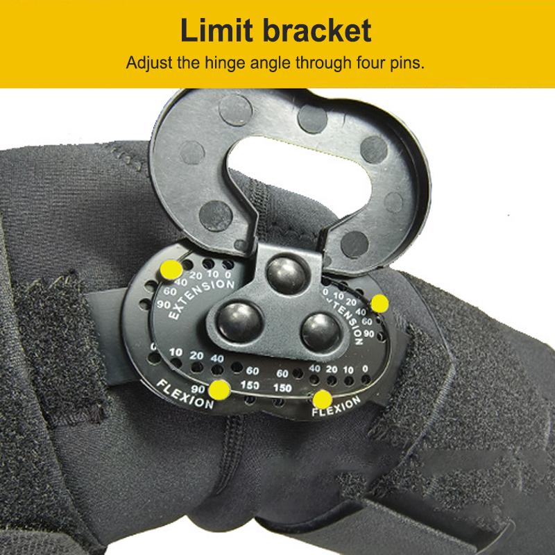 Knee Brace Knee Brace Adjustable Knee Support with Lateral Stabilization Locking Knee Pain Arthritic Anterior Meniscus Tear