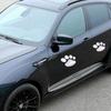 Sticker Brand Silver Car Bear Body Dog Decal Pattern Bumper Paw Animal Foot