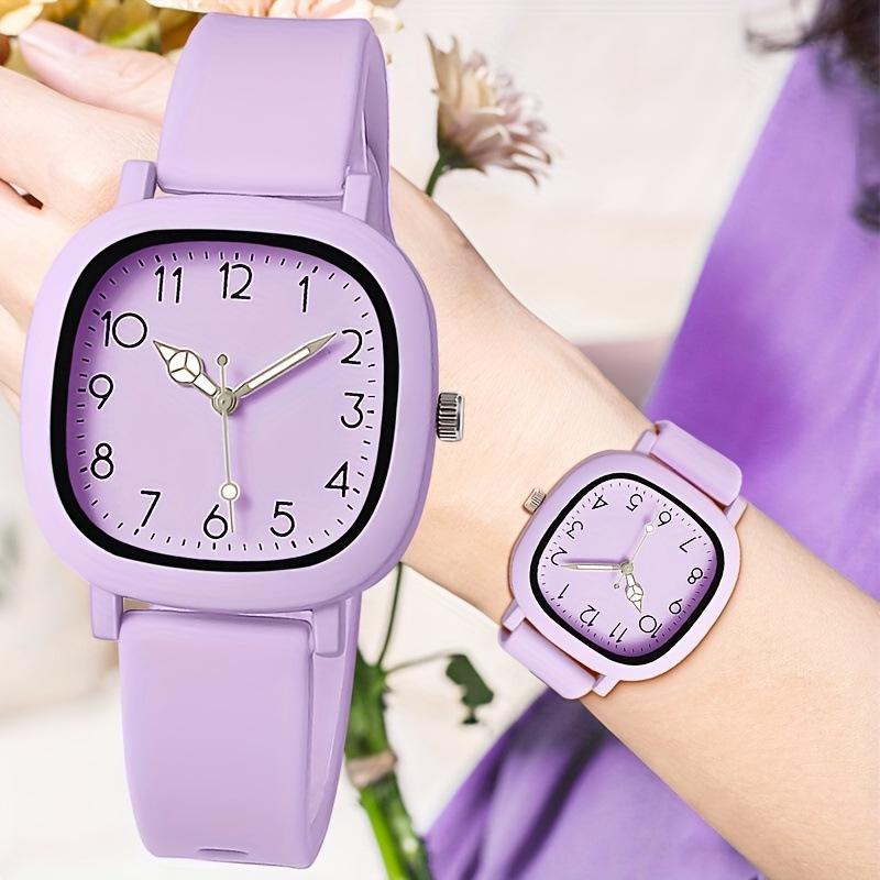 Módní dámské hodinky Silikonový řemínek Náramkové hodinky Quartzové hodinky pro ženy Hodiny Dámské hodinky Dárek Reloj Mujer