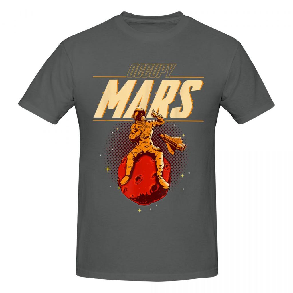 Occupy Mars Trending T Shirts Graphic Y2k Unique Cotton Unisexs Wounisex T Shirts Clothing