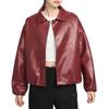 Sportswear Oversized Coach Comfortable Solid Color Simple Jacket Women Jackets Team-Red IO0477-677