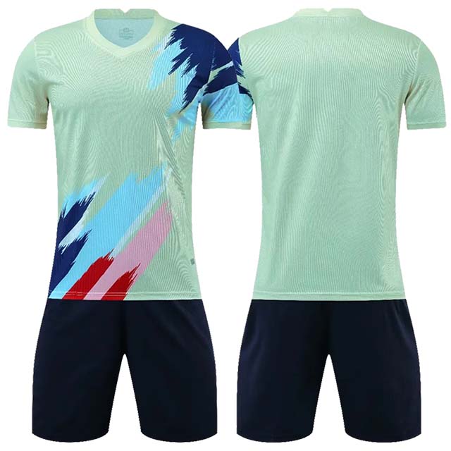 Futebol Team Shirt Children Football Jerseys Men Boys Soccer Clothes Sets Short Sleeve Kids Football Uniforms Adult Kids Maillot