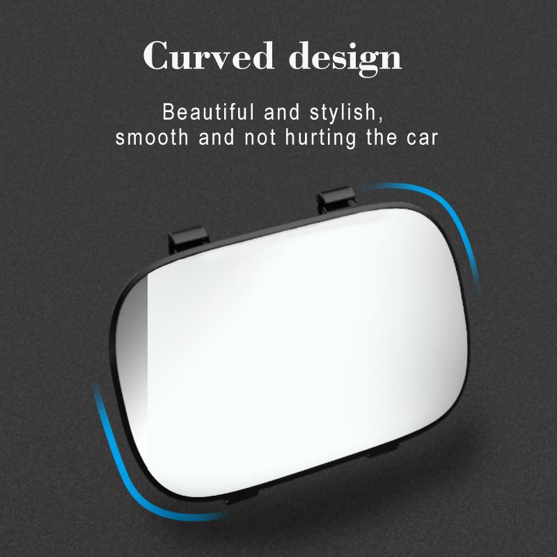 Portable Car Sun visor Makeup Mirror Car Interior Sun-Shading HD Cosmetic Mirror Auto Vanity Mirror Car Styling