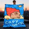 Capybara, Strand Outdoor Decke, Weiche und Bequeme Decke, Lässige Warme Outdoor Decke, Camping Reise Decke, Gutes Geburtstagsgeschenk 1145
