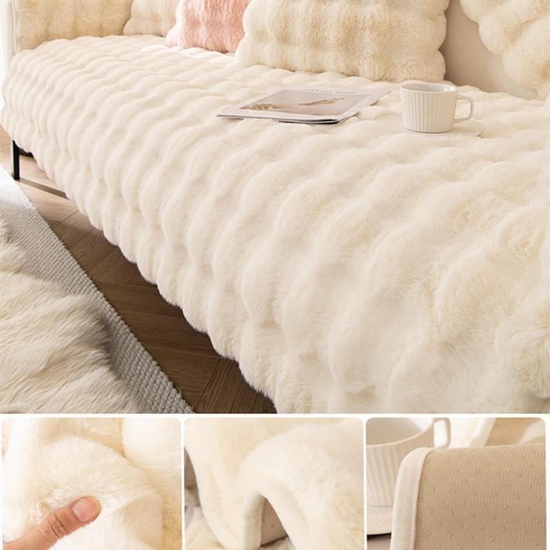 

Сплошные цветные плюшевые чехлы на диваны, нескользящие утепленные мягкие коврики, зимний теплый моющийся диван, чехлы для полотенец для гостиной 70*70CM