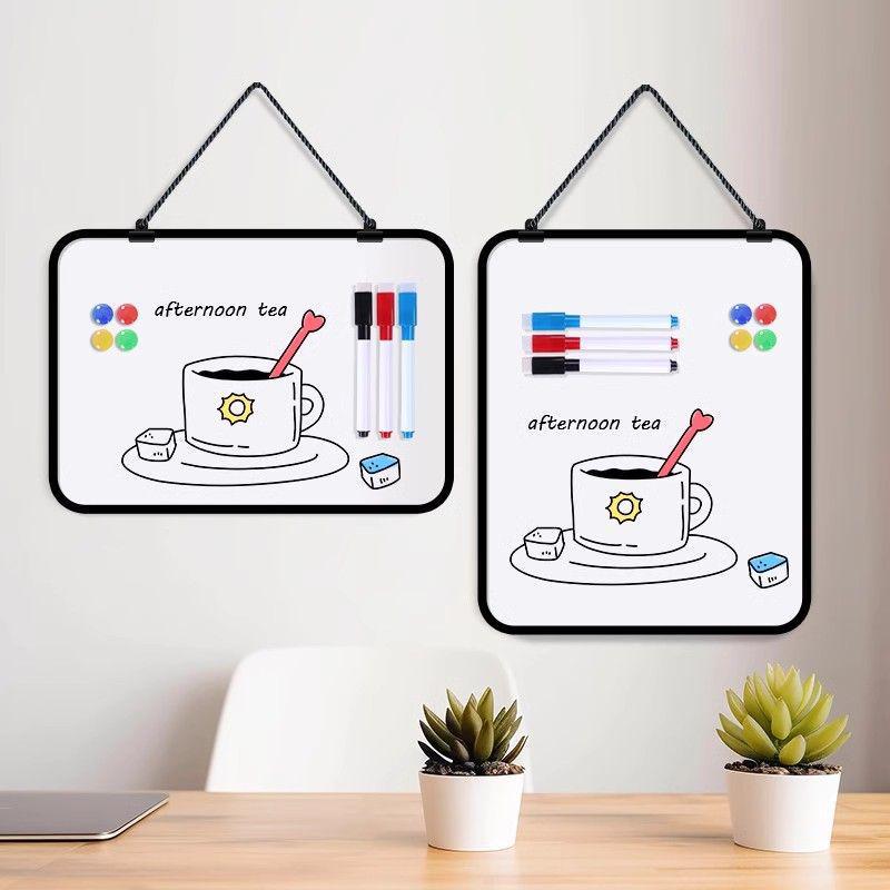 Double-Sided Magnetic Mini Blackboard: Erasable Wall-Mounted Teaching & Drawing Memo Board