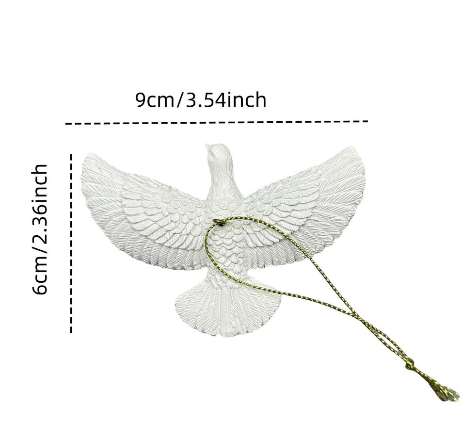 New Year Festival Ornament Doves Style Friendship Doves - Home Alone Home Ornaments- Best Gift for Someone Special