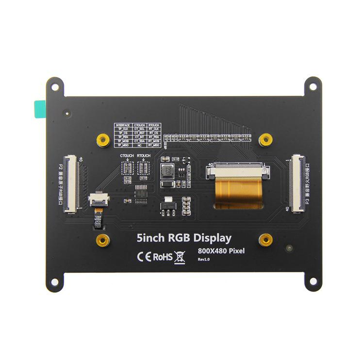 New 5" RGB Capacitive Touch LCD Screen for Atom/Wildfire STM32 Boards