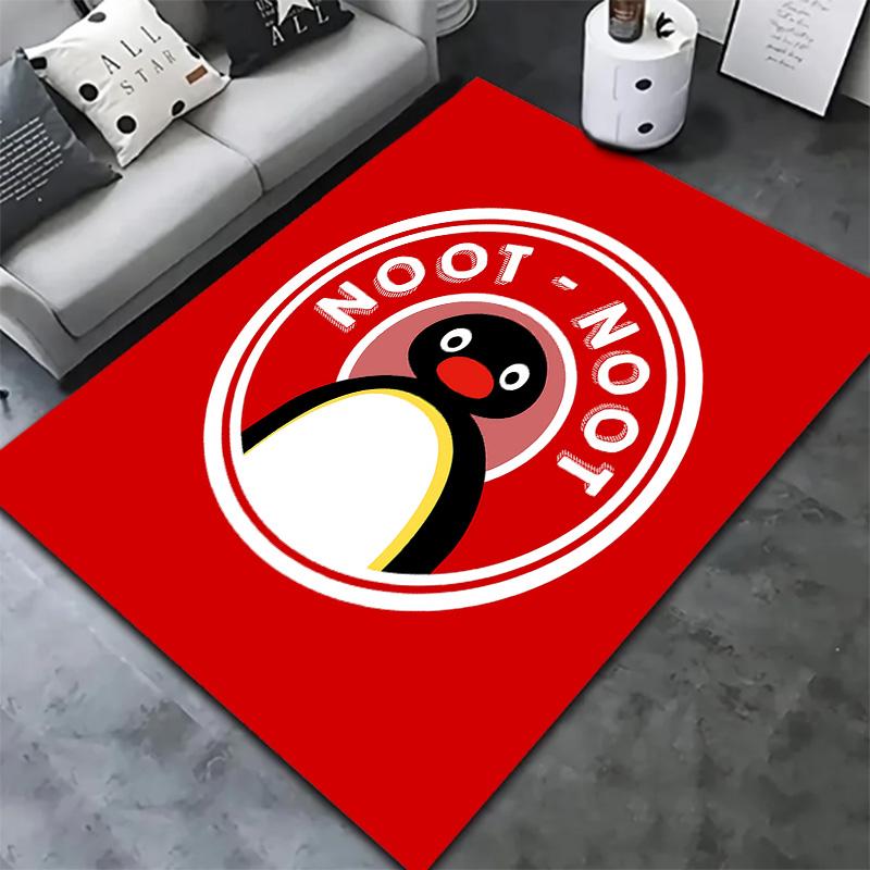 Pingu Carpet Rug For Living Room Bedroom Home Sofa Decoration Kids Play Nonslip Floor Mat