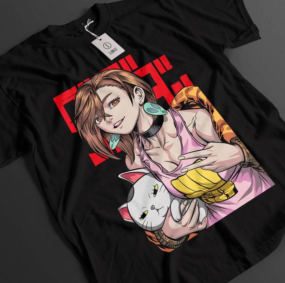 Anime Dandadan Momo Seiko Ayase Girlfriend Graphic Black Tshirt Size S4XL S