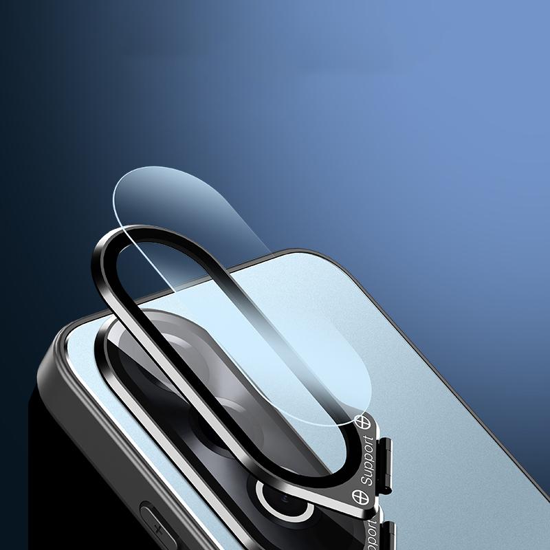 For OnePlus Ace 3V 5G Case with Lens Kickstand Shockproof PC+TPU Phone Cover