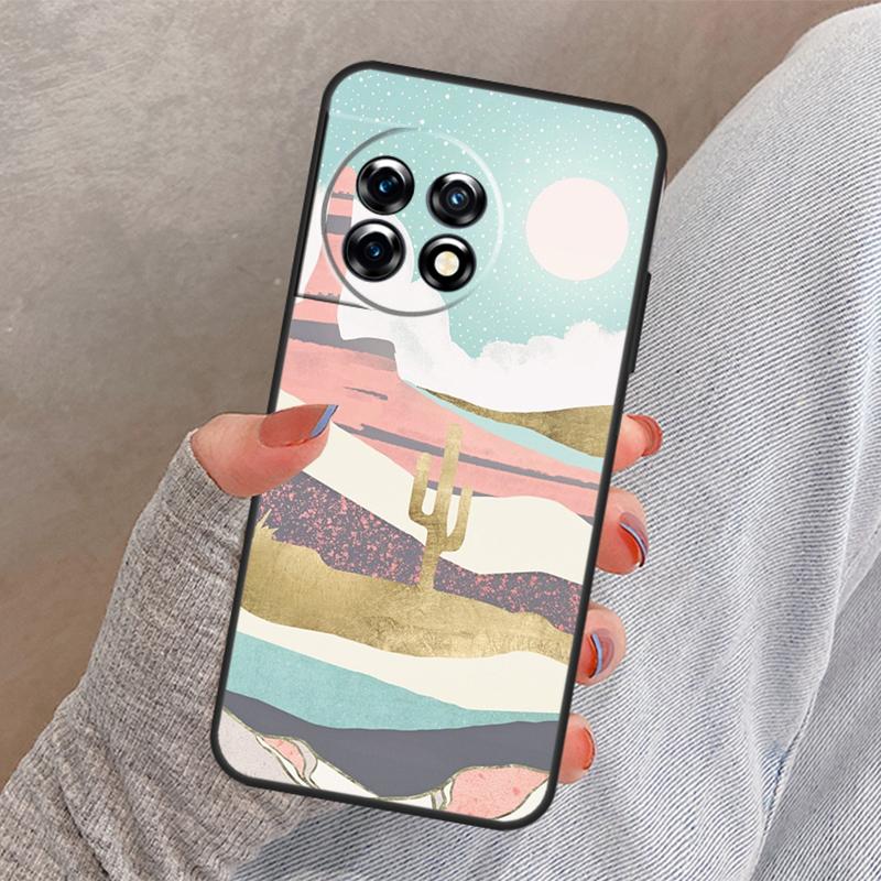 Plant Cactus Cover For OnePlus 12 12R 13 13R 11 10 Pro 8T 10T OnePlus Nord 4 CE 3 2 Lite N30 N20 N10 Case
