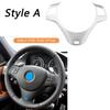 For BMW E90 E92 E93 E87 1 3 Series 2005 - 2012 Steering Wheel Panel Sticker Cover Decoration Trim Interior Accessories