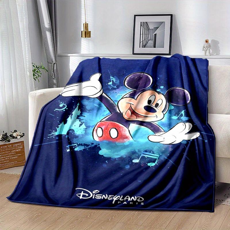 

1pc, Cozy Mickey Mouse Home Decor Blanket: A Perfect Gift for Your Bedroom, Living Room, or Travel, Soft Flannel Throw Blanket, Ideal for Couches 80x120cm