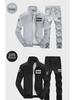 Men's Korean-Style Trendy Running Suit - Casual Sweater Jacket Set for Spring and Autumn