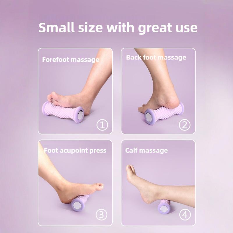Foot Massager Massage Roller Yoga Plantar Fascia Roller Home Fitness Fingerpressure Board Deep Muscle Relaxation Plastic Roller