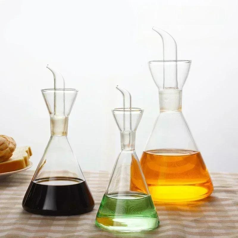 Sticlă borosilicată de înaltă calitate, oală de ulei de uz casnic, etanșă, ulei, oțet, oale de bucătărie, sos de soia, rezervor de ulei, condimente, sticlă, instrument de bucătărie