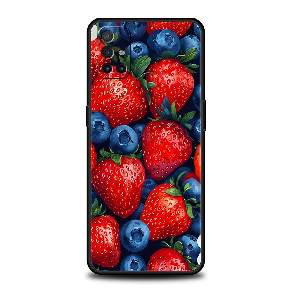 

Summer Strawberry Flowers Print Phone Case For OnePlus 15 13 12 11 10 Pro 13T 13R 12R 9 8T 8 7 7T 9R Nord 2T CE 2 3 4 5G Cover OnePlus 10 Pro