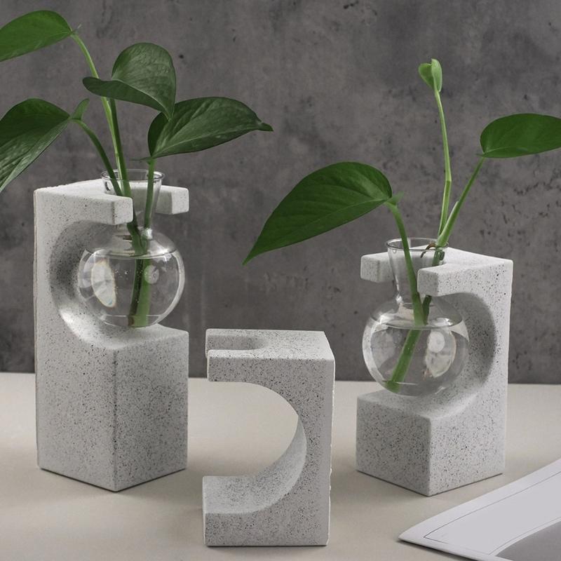 Flexible Silicone Craft Mold For Handmade Resin Casting Hydroponic Planter Diaplsy Base Decorative Vase Creation