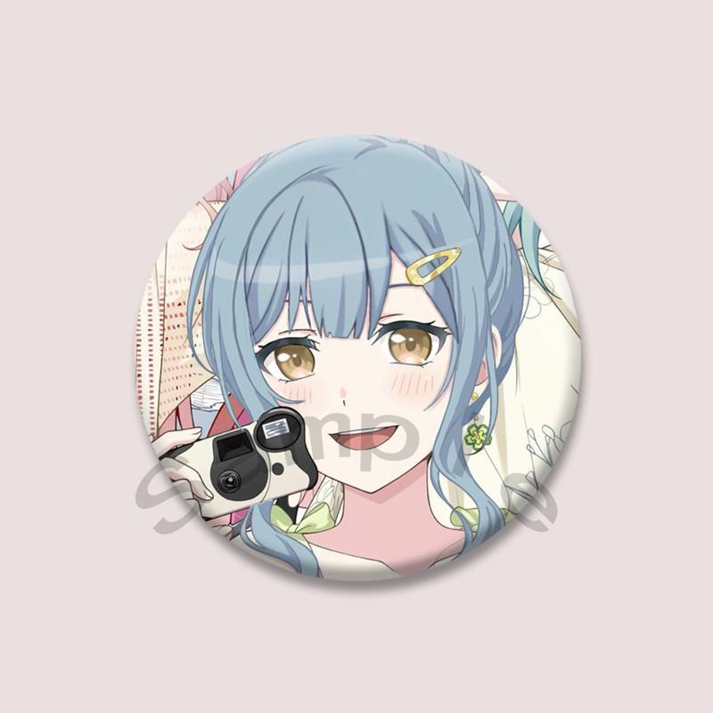 Bang Dream Ave Mujica Cartoon Badge Anime Character Sakiko Togawa Uika Misumi Lapel Pins Kawaii Manga Brooch for Bag Decor Gifts