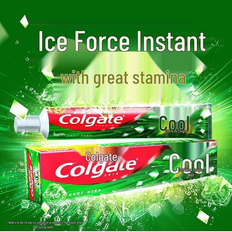 Colgate Ice Fresh Mint Toothpaste with Longjing Tea Flavor