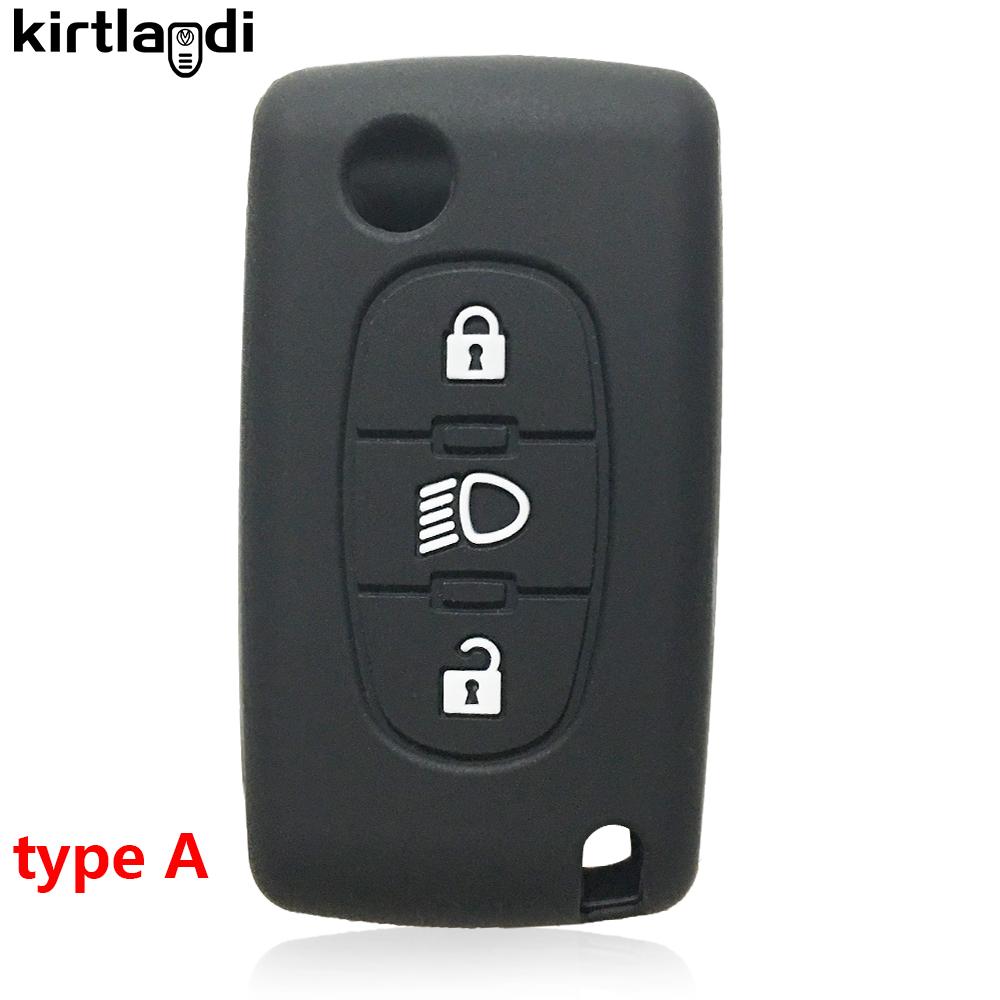 For Fiat Scudo for Opel Combo for Peugeot Rifter 2020 207 208 307 308 407 408 5008 308SW 2008 for Citroen C4 Key Cover Case Skin