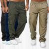 Men's Casual Multi-Pocket Loose Straight Tooling Trousers Fashion Trend Versatile Casual Pants