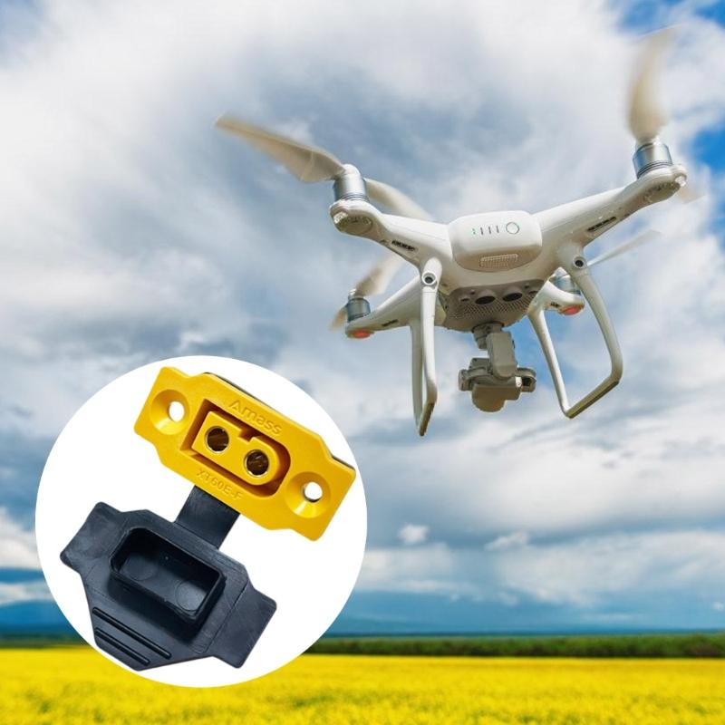 XT60 Feste Montage Löthülse 35A 12AWG XT60 Buchse Panelmontage Batterie Lötverbinder Fixierbarer XT60E-F Adapter