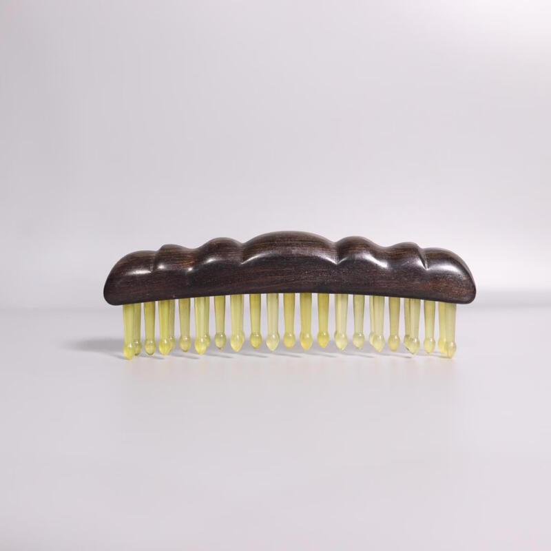 Purple Sandalwood Head Massage Comb